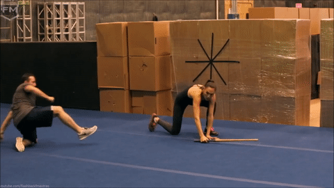 Gal Gadot while undergoing sword training for the role of 'Wonder Woman'