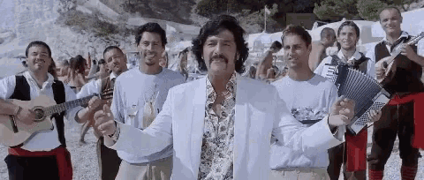Chunky Panday as “Aakhiri Pasta”