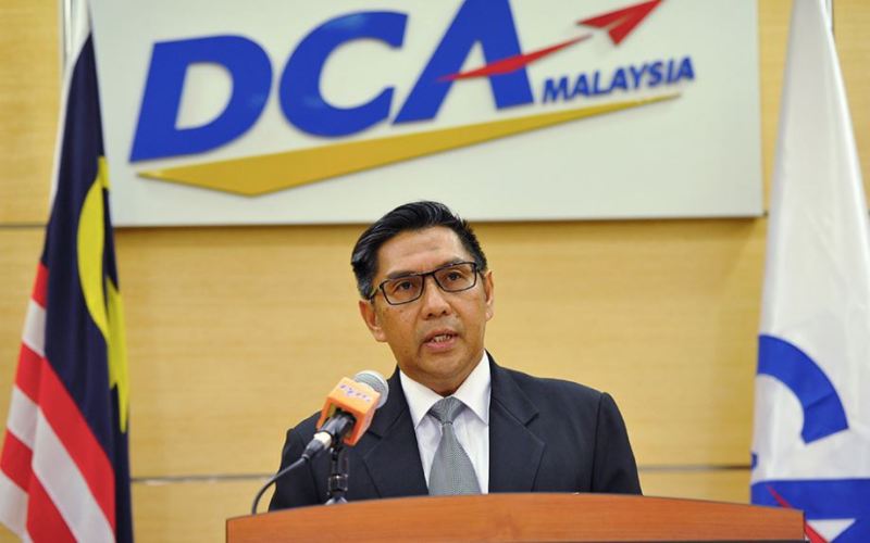 29 January 2015: DCA Director-General Datuk Azharuddin Abdul Rahman during the press conference