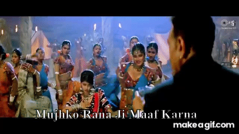 Gup Chup Gup Chup Full Song - Karan Arjun | Mamta Kulkarni | Alka Yagnik & Ila Arun on Make a GIF