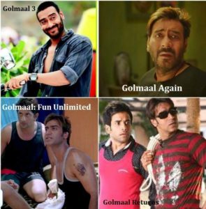 Ajay Devgn In Golmaal Series