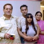 Salman Khan with his Father, Mother & Sister