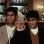 Karan Johar and Shah Rukh Khan in DDLJ