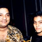 Kajol with her father Shomu Mukherjee
