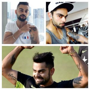 Virat Kohli's tattoos