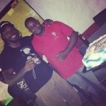 Chris Gayle with his younger brothe, Wayne Gayle