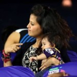 Sakshi Dhoni with Gautam Gambhir's daughter