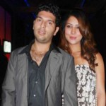 Yuvraj Singh with Kim Sharma