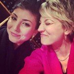 Kaley Cuoco with her younger sister Briana Cuoco