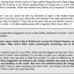 Rana Daggubati & Vikram controversy screenshot