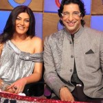 Sushmita Sen with Wasim Akram