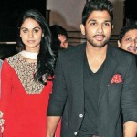 Allu Arjun with his wife