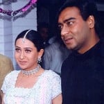 Karisma Kapoor with Ajay Devgan