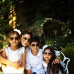 Kanika Kapoor With Her Children