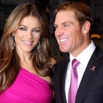 Shane Warne with Elizabeth Hurley