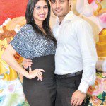 Vivian Dsena with his ex-wife