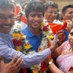 Yuvraj Walmiki with his family