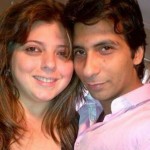 Delnaaz Irani with Percy Karkaria