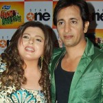 Delnaaz Irani with her Ex-husband Rajeev Paul