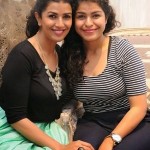 Nimrat Kaur with her sister