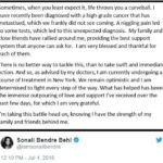 Sonali Bendre cancer news