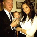 Ben Stokes with Clare Ratcliffe