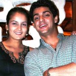 Karan Wahi with Priyanka Bassi