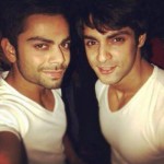 Karan Wahi with Virat Kohli