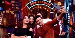 Neha Pendse on the set of 'Entertainment Ki Raat'