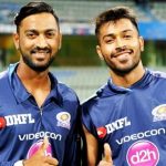 Krunal Pandya with his brother Hardik Pandya