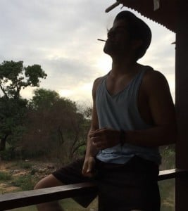 Mrinal Dutt Smoking