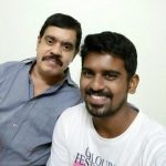 Murugan Ashwin with his father