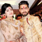 Reeva Solanki with her husband Ravindra Jadeja