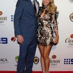 Shaun Marsh with his wife