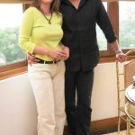 Wasim Akram with his first wife Late Huma Akram