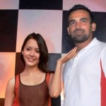Zaheer Khan with Isha Sharvani