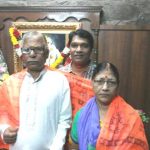Aditya Srivastava with his parents
