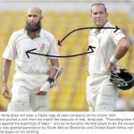 Hashim Amla jersey without Castle logo