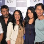 Krishna Shroff with her family