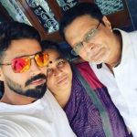 Murali Vijay with his parents