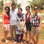 Rubina Dilaik with her family