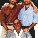 Aditya Chopra with his brother and father