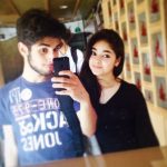 Zaira Wasim with her brother