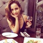 Aisha Sharma drinking alcohol