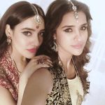 Aisha Sharma with her sister Neha Sharma