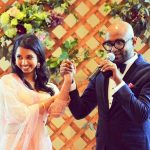 Benny Dayal with his wife