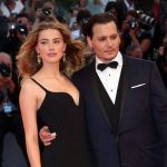 Johnny Depp with his girlfriend Amber Heard