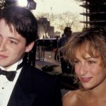 Johnny Depp with his girlfriend Jennifer Grey