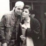 Johnny Depp with his girlfriend Sherilyn Fenn