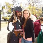 Johnny Depp with his sister Debbie Depp